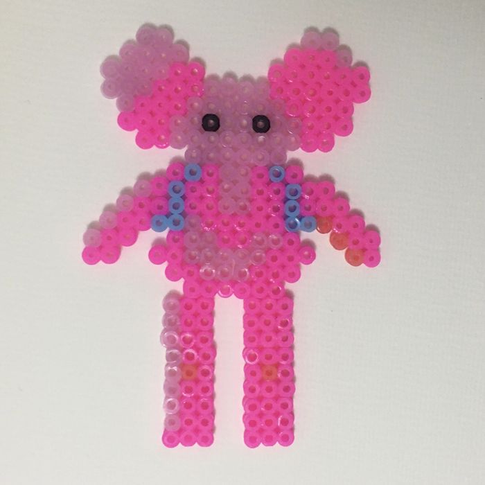 5 personagena pocoyo - topo de bolo - decoração - hama beads