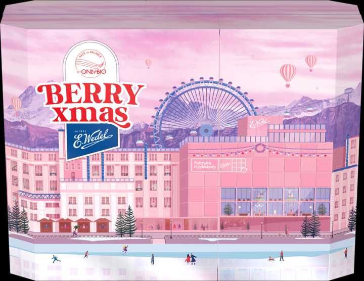 OnlyBio x E.Wedel kalendarz adwentowy 2025 z kosmetykami i słodyczami