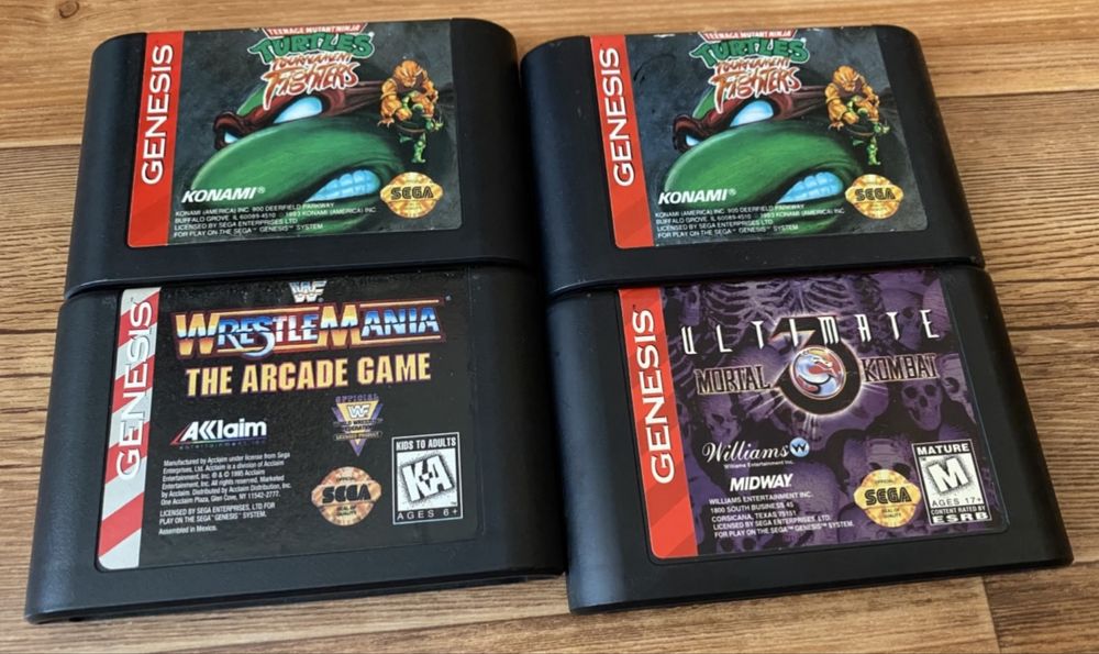 Sega Mega Drive (Genesis): Sonic, Mortal Kombat, Aladdin,Earthworm Jim