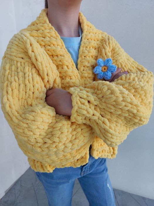 Плюшевий кардиган для дівчинки