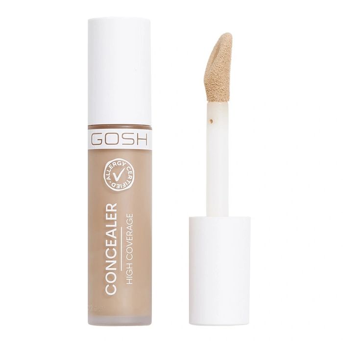 Gosh Concealer mocno kryjący korektor z aplikatorem 004 Natural 6ml
