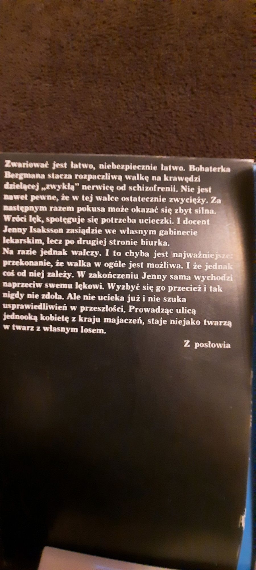 Książka TWARZĄ W TWARZ Ingmar Bergman
