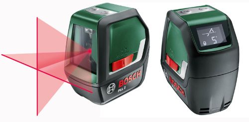 Bosch PLL2 Cross line laser Self-levelling (alcance máx.= 10m)