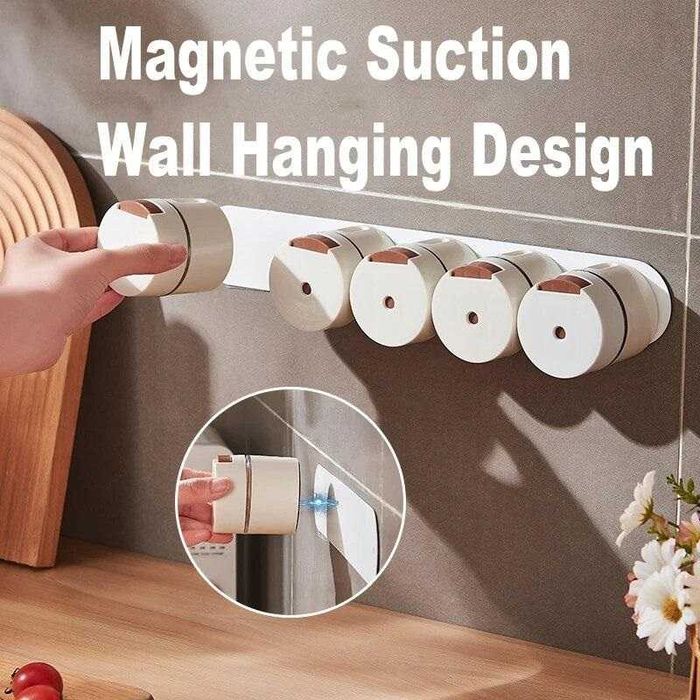 Магнітні баночки для спецій, Настінний органайзер для спецій