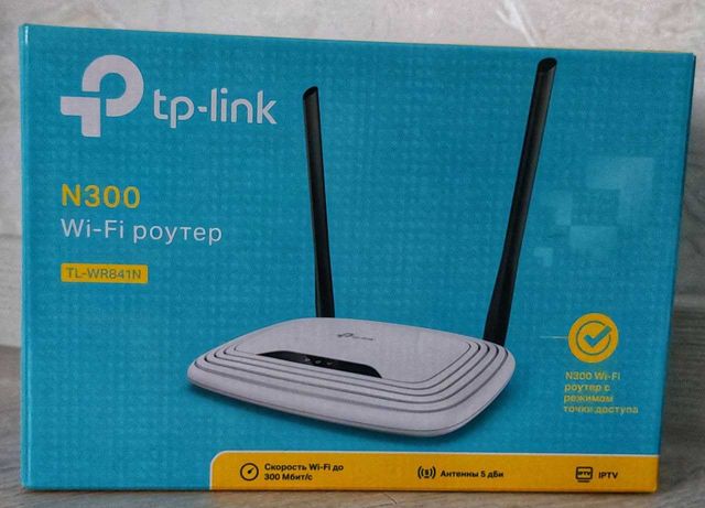 Wi-Fi Роутер tp-link N300 TLWR841N