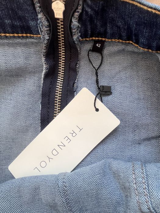 Nowa Dżinsowa bawełniana sukienka bez ramiączek XL