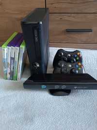 Xbox 360 Kinect plus 5 gier