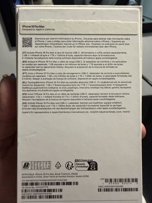 Iphone 16pro max excelente estado