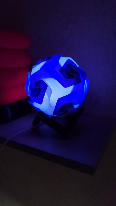 Светильники напечатанные на 3D принтере.Много разных моделей