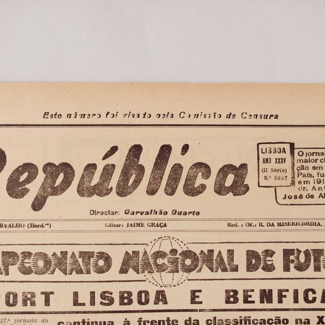 Jornal "A República" - 21 de abril de 1946