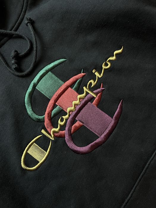 Supreme Champion Stacked C Bluza z kapturem Hoodie Designer Rap