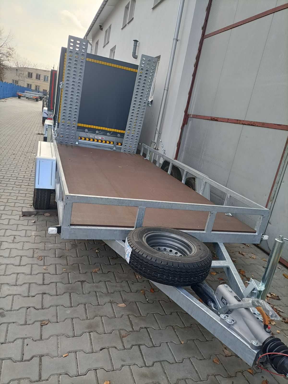 Przyczepa pod koparkę, do przewozu koparki nowa producent  3,50x1,85