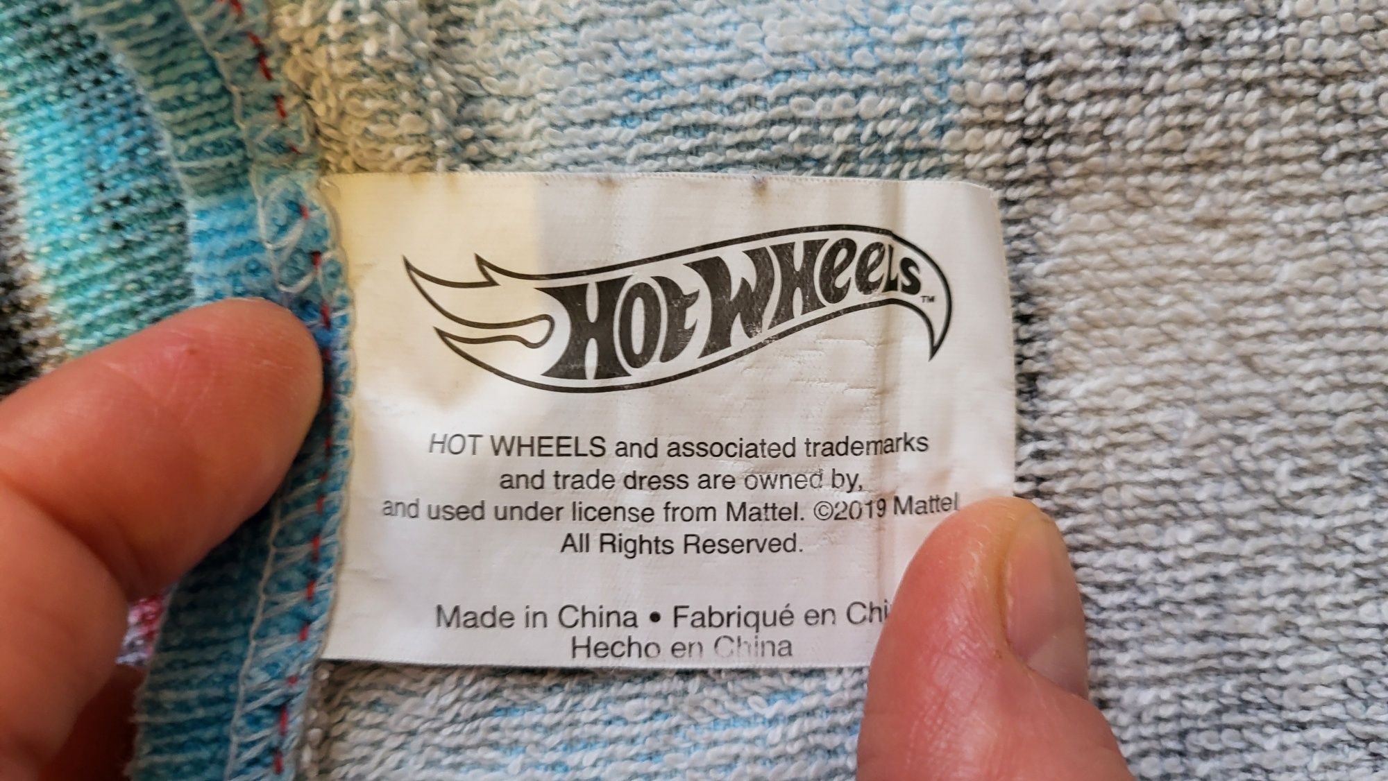 Дитяче полотенце Hot wheels