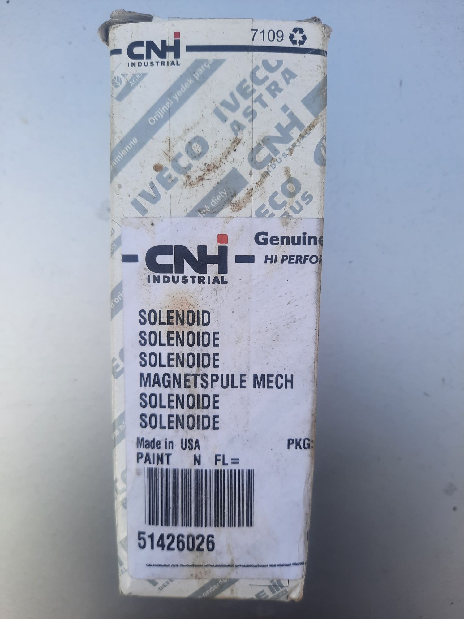 Соленоид гидроклапана CNH 51426026
