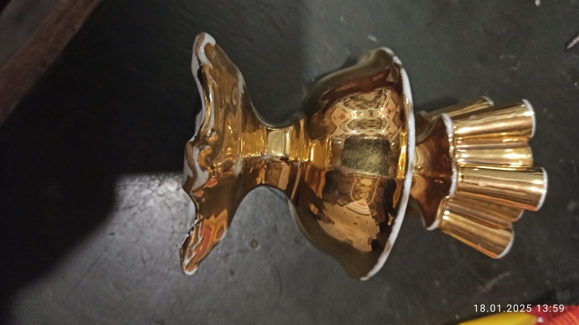 Porcelana Carl Tielsch Alt Wasser Stary Zdrój Cygaretka pojemnik