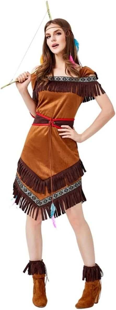 Плаття  Жіноче Покахонтас Принцеси Дикого Заходу з головним на обмин