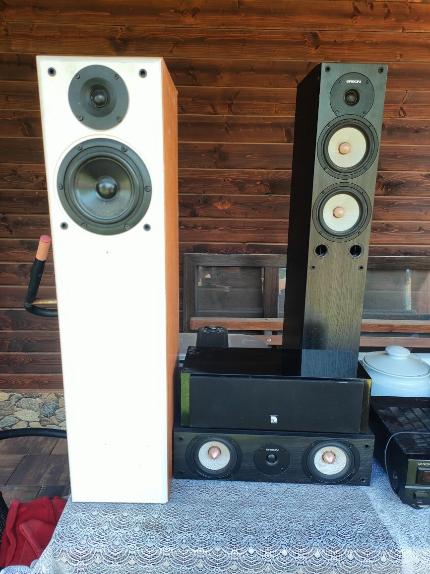 Zestaw głośników amplituner wzmacniacz Denon DRA 335R
