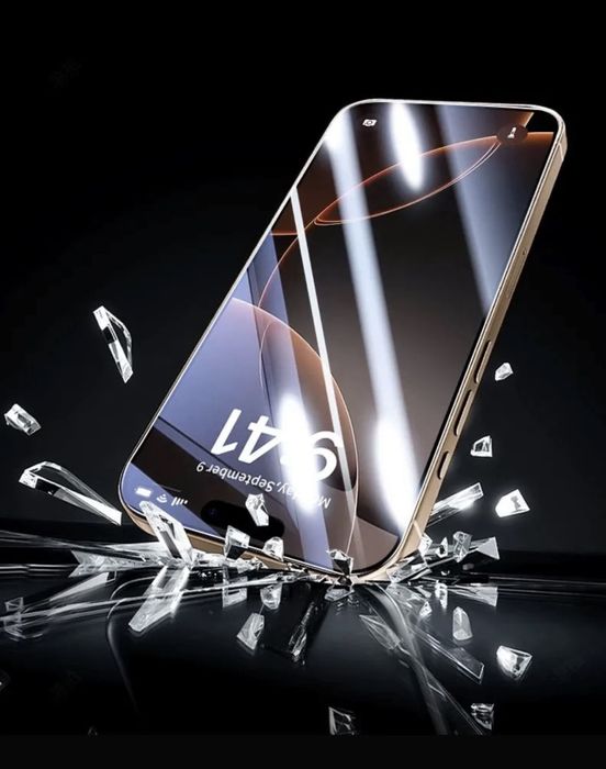 Защитное стекло антишпион на iphone 15