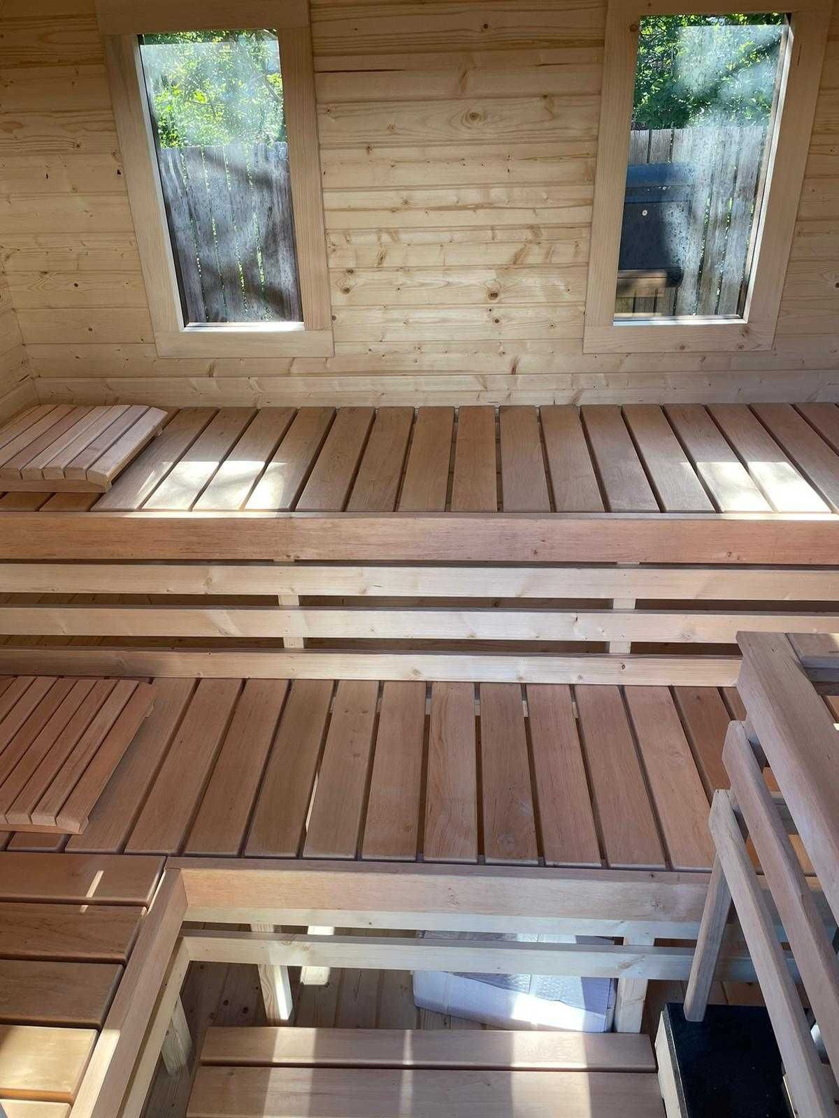 Sauna Kwadro 200cm Sauna Ogrodowa Wyposażona od Producenta z Litwy !!!