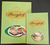 Okładka na menu Restauracja Prezydent Bielsko-Biała 1980 r. PRL