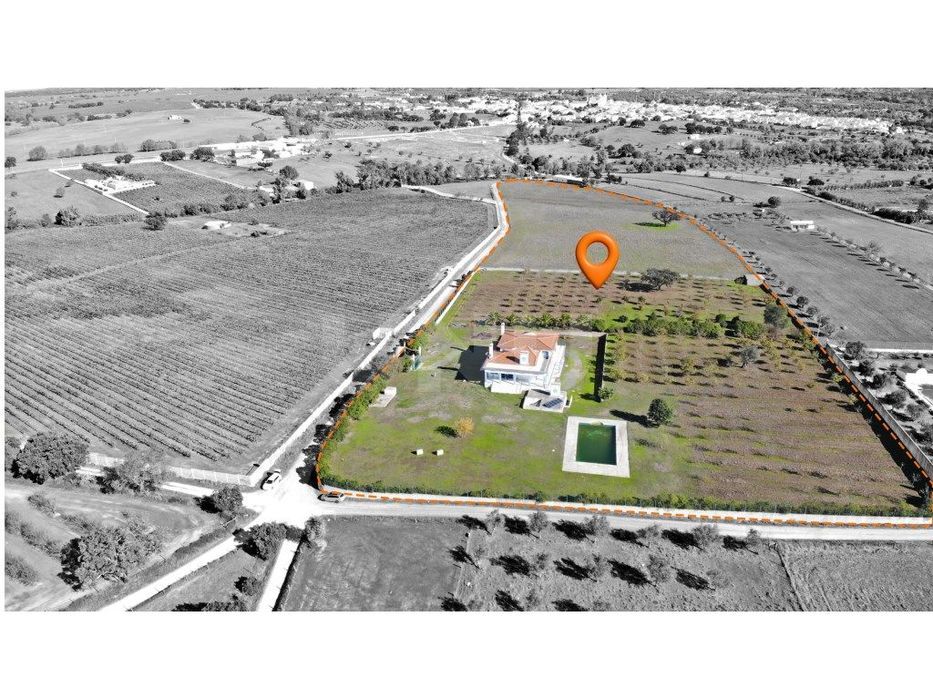 Quinta com 4,8 hectares e casa T9 em Vila Nova da Baronia