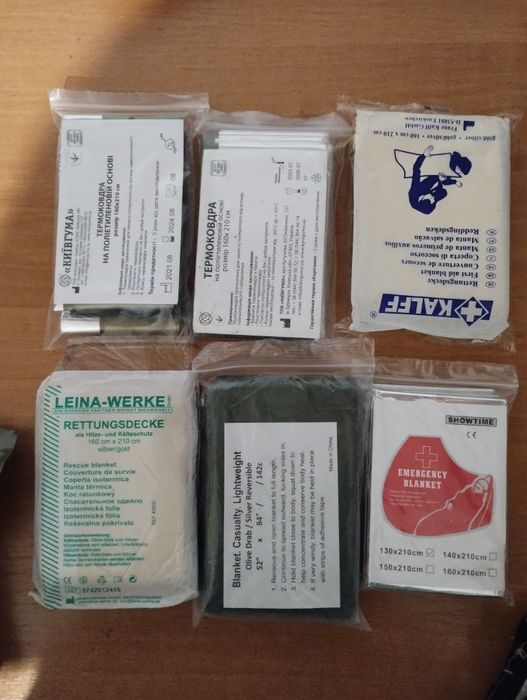 Бандажі, гемостатичні бінти та окклюзивні пов'язки