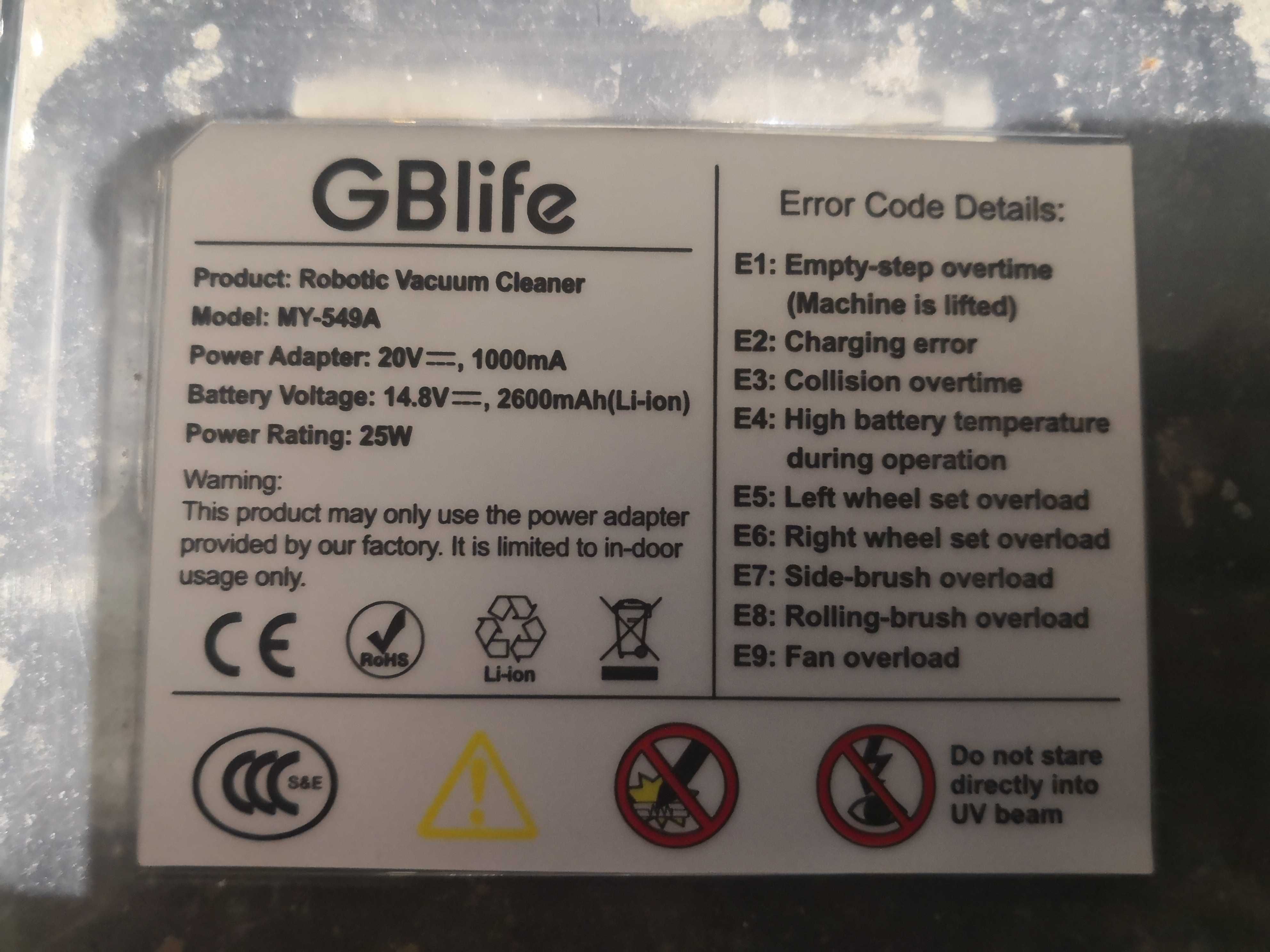 ROBOT sprzątający gblife