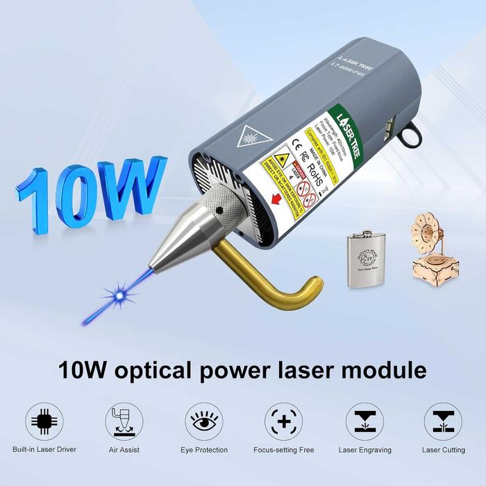 Лазерний модуль LASER TREE 10W (10000 мВт)