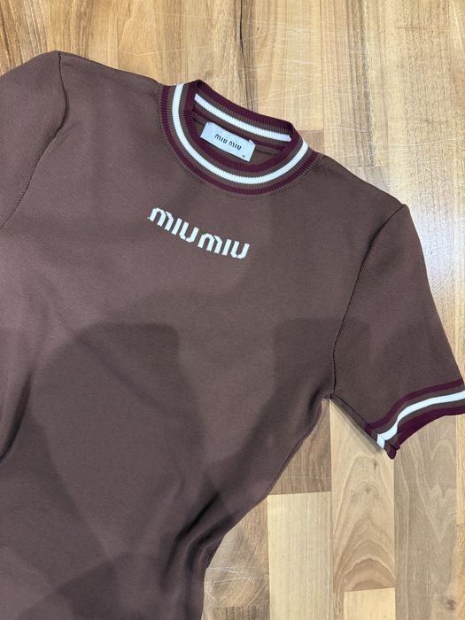 Sukienka midi miu brązowa nowa M