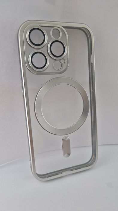Metallic Magsafe Case do Iphone 14 Pro Srebrny