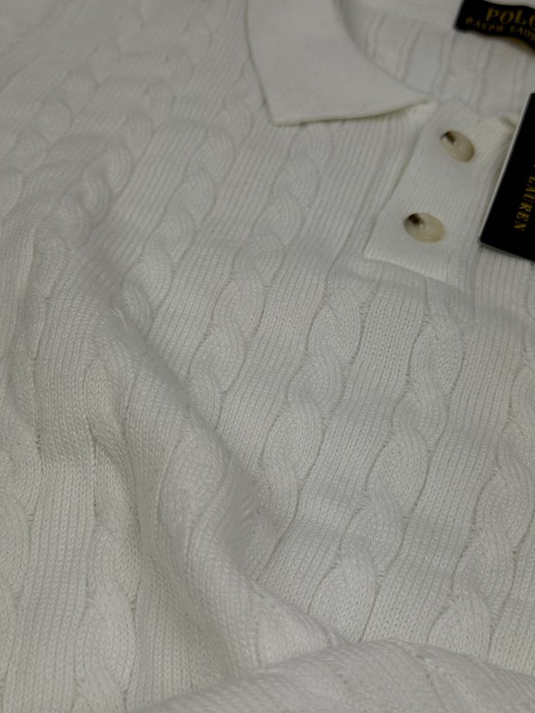 Футболка поло Ralph lauren ОРИГІНАЛ вʼязана