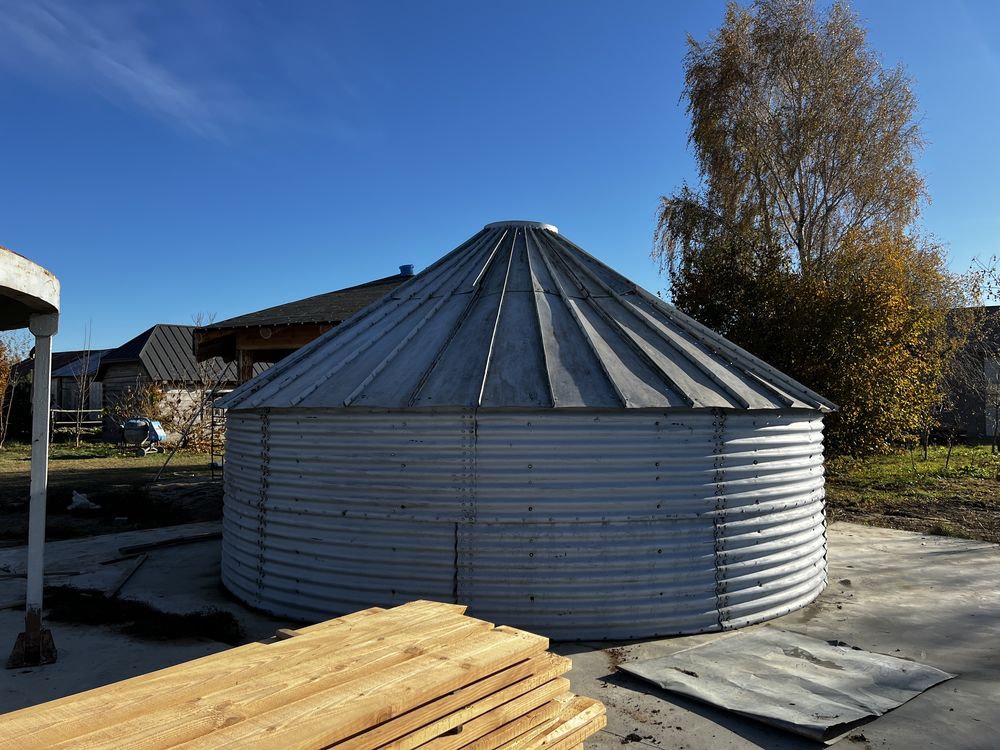 Silos zbożowy lejowy 150 ton