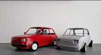 WPL D12, Fiat 126p, drift, karoseria, RC, 1:10