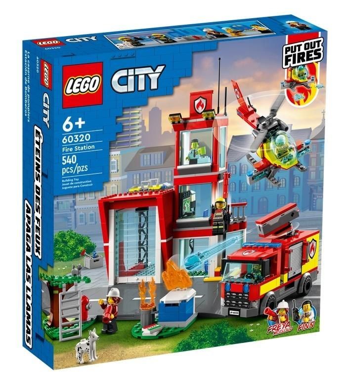 LEGO City Remiza Strażacka Klocki Zestaw 60320