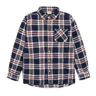 Koszula chłopięca w kratę Cool Club by Smyk - 152 rozmiar