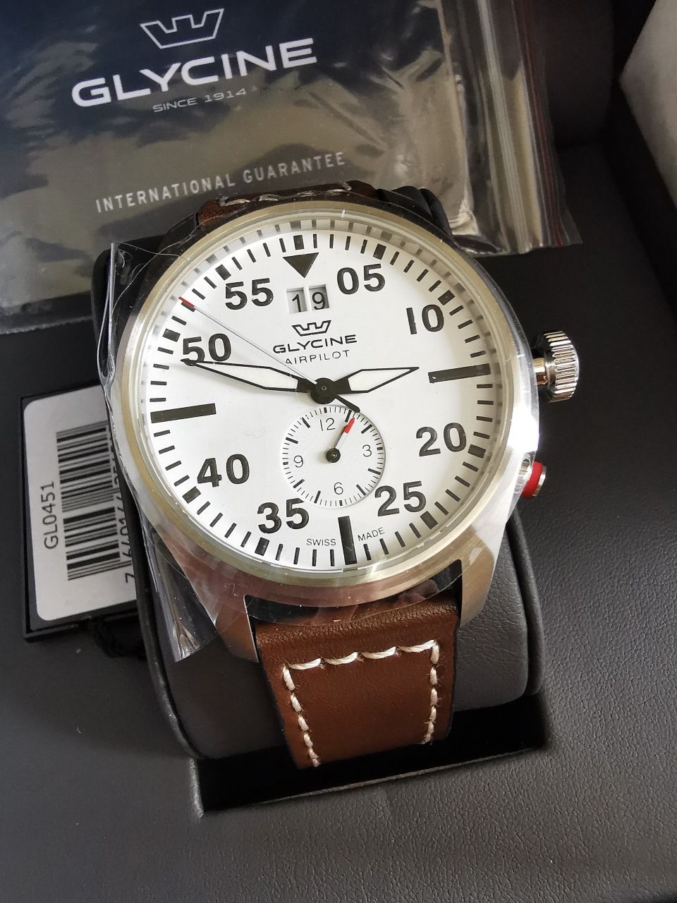 Zegarek Glycine Airpilot Dual Time GL0451 44 mm