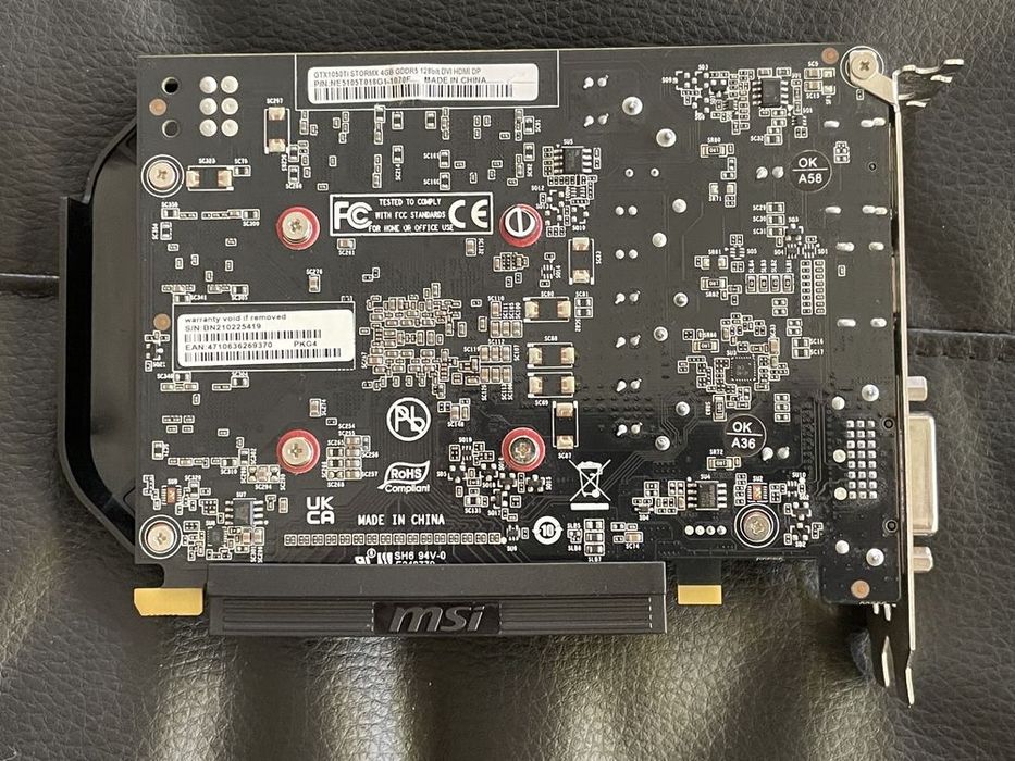 Palit GTX1050 Ti StormX 4GB DDR5