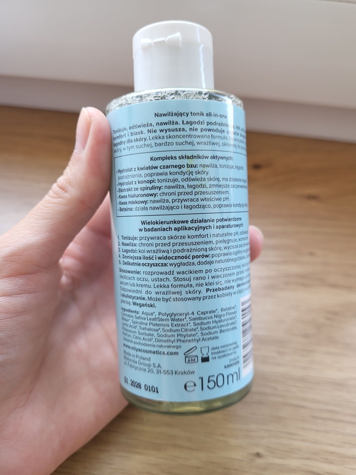 Miya mytonic Nawilżający tonik all-in-one150 ml