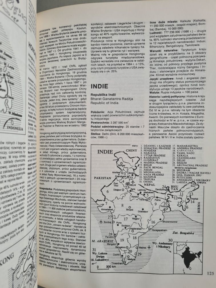 Polityczny atlas świata 1988