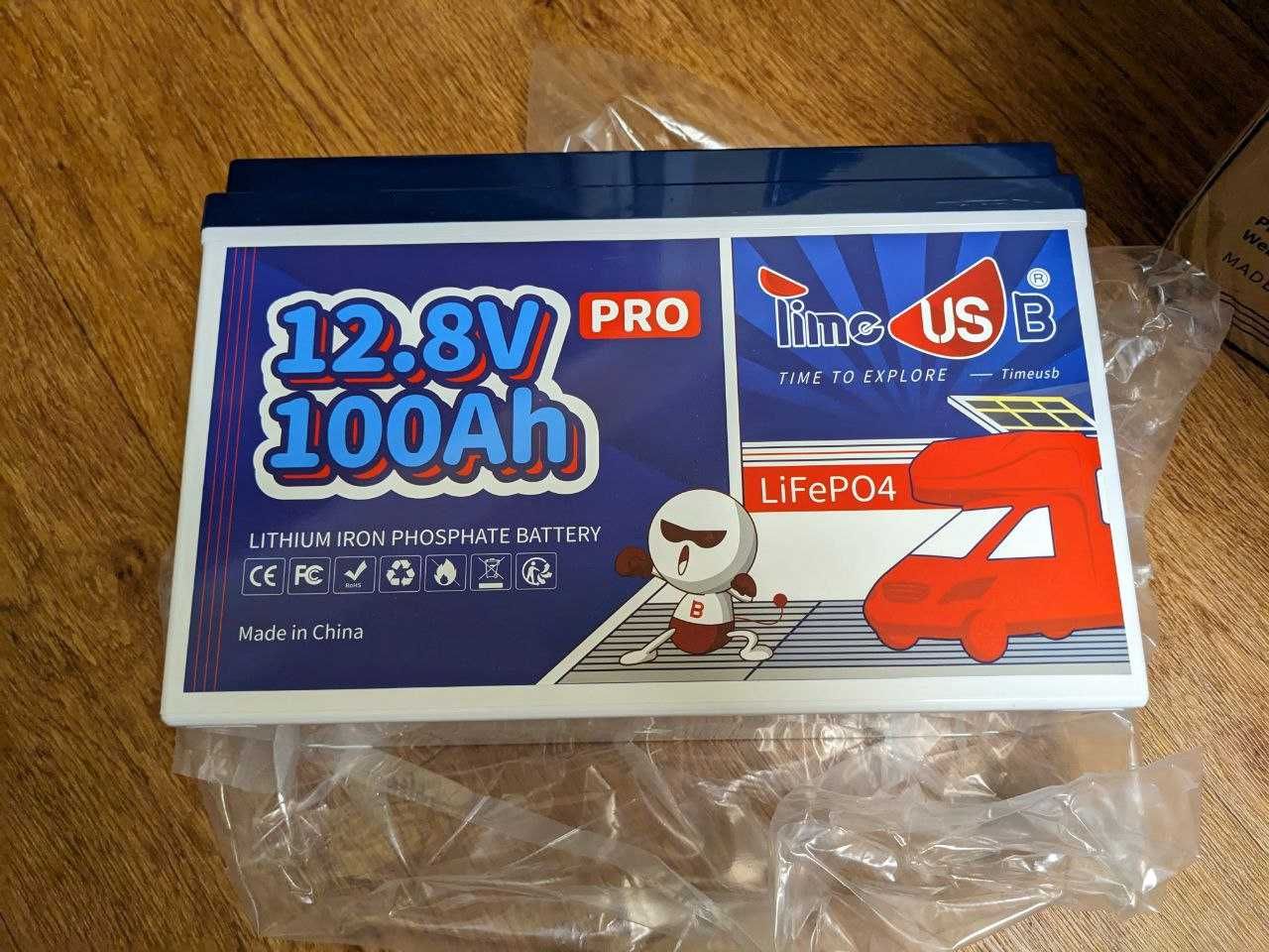 LiFePO4 аккумулятор Timeusb 100 Ач 1280 Втч 12.8В