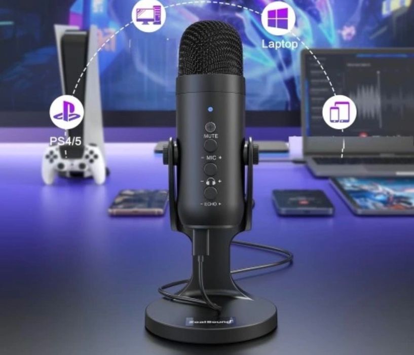 ZealSound K66 – Mikrofon USB do gier, streamingu i nagrań