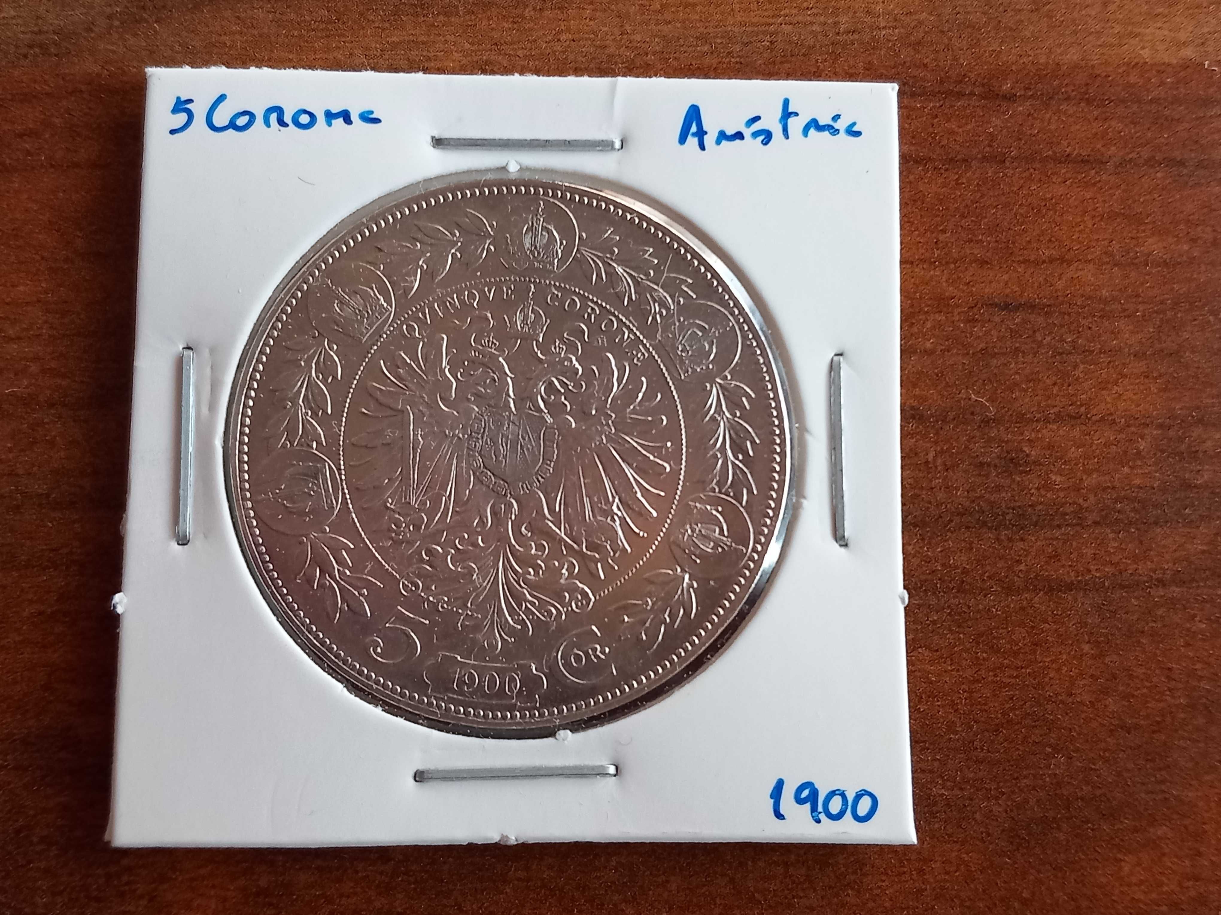 Moeda 5 Corona 1900 Áustria