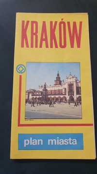 Mapa Krakowa 1981 stan bardzo dobry