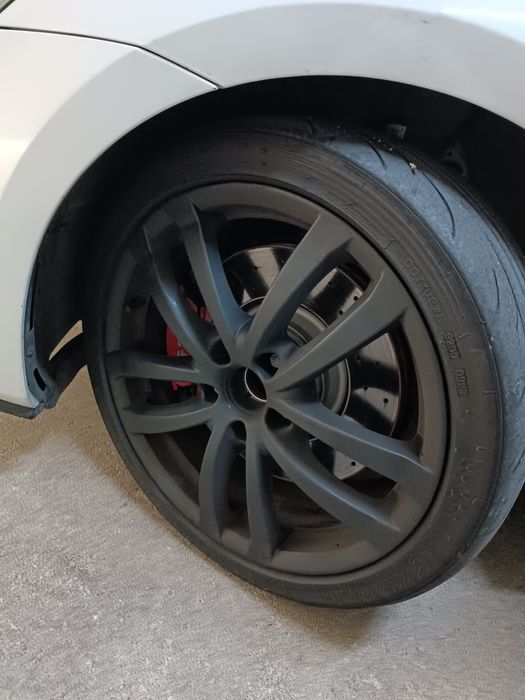 Jantes 18 5x112, com pneus semi-slicks