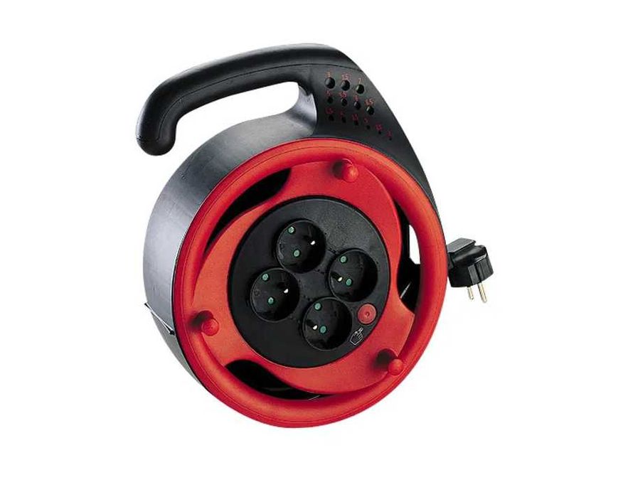 Przedłużacz zwijany 4x2P+Z zabezpieczenie termiczne 10m 90970 LEGRAND