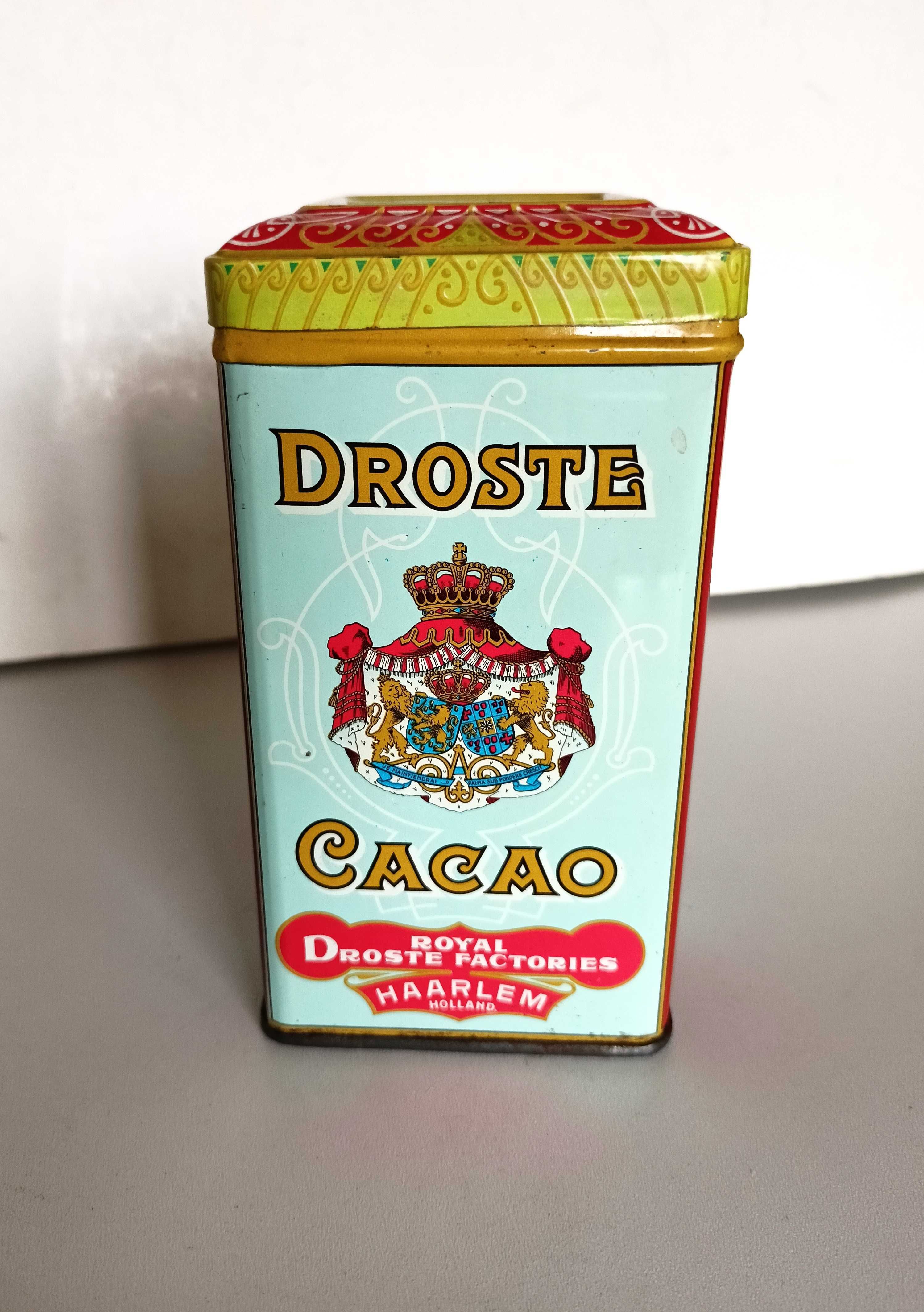 Stara kolekcjonerska puszka CACAO Droste kakao vintage
