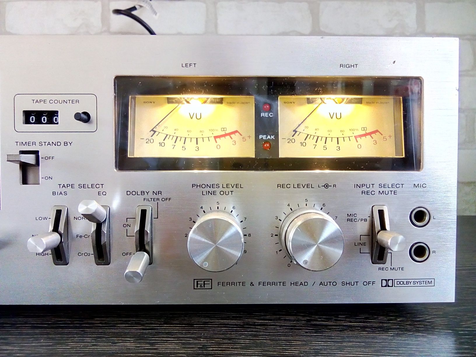 SONY TC-199 SD Stereo Cassette Deck 1977-78