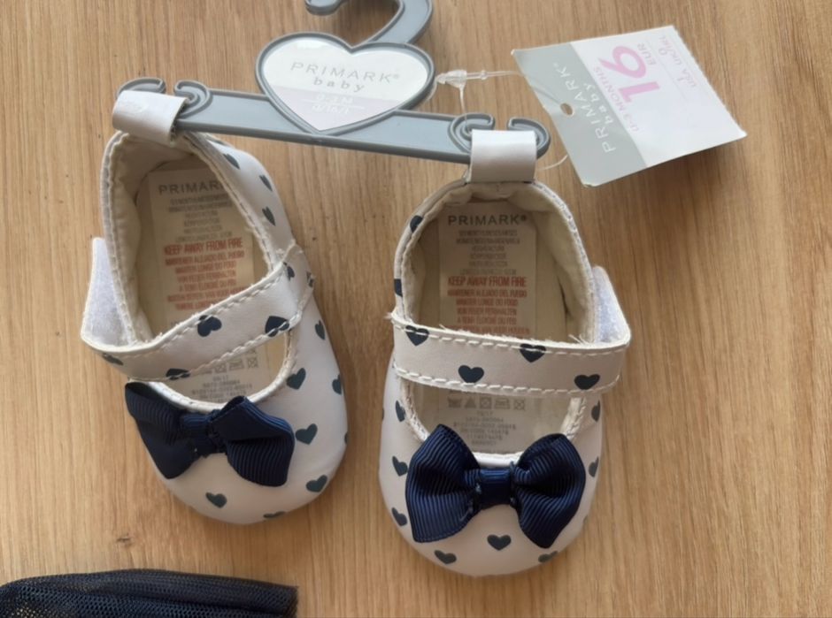 NOWA z metką Sukienka r.68 i buciki PRIMARK