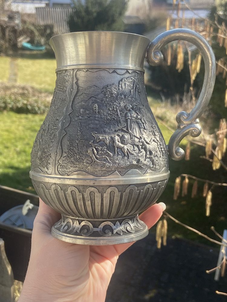 Оловянный кувшин и стакан ( Германия)