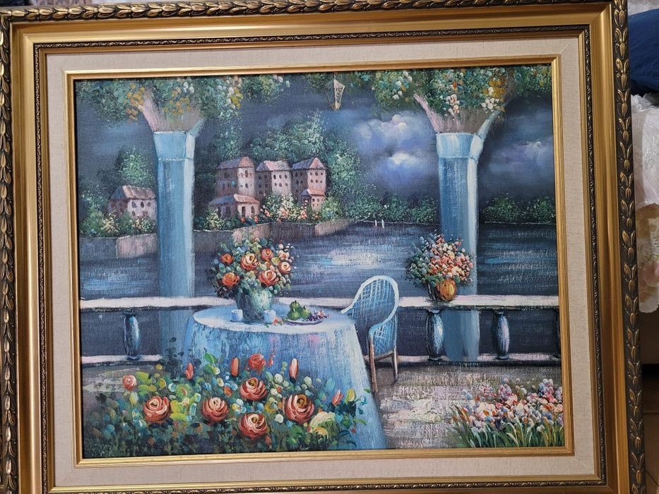 Quadro pintado à mão autor original